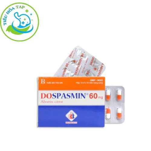 Dospasmin 60 mg - Hộp 10 vỉ  x 10 viên